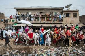 Traditional leaders, viewed as the holders of ancient cultural powers passed down through the centuries, still have major influence. By STEFAN HEUNIS (AFP)
