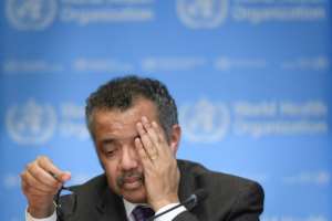 Trump wrote a letter to WHO chief Tedros Adhanom Ghebreyesus threatening to pull the US out on the UN body. By Fabrice COFFRINI (AFP)