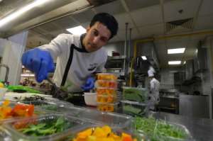 Tunisian chef Bassem Bizid, who uses nasturtiums for his fish tartar and accompanies other dishes with a flower-leaf salad or a sorbet garnished with fresh violets, says clients are