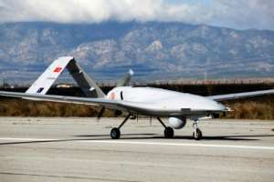 Turkey's strategic interests in the Mediterranean has seen Ankara send Bayraktar drones to North Cyprus and Libya this year. By Birol BEBEK (AFP/File)
