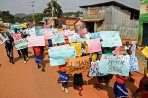 Uganda's youth were joining children around the world following the rallying cry of Swedish teen activist Greta Thunberg to skip school and protest for action on climate issues. By ISAAC KASAMANI (AFP)