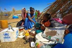 Um Raquba is Sudan's only official refugee settlement. By ASHRAF SHAZLY (AFP)