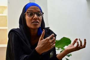 Umra Omar, 36, founded Safari Doctors four years ago. By TONY KARUMBA (AFP)