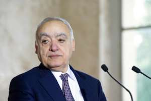 UN Envoy for Libya Ghassan Salame has mediated in talks held in Geneva, where he said representatives of the warring parties had agreed on the principle of turning their shaky truce into a lasting ceasefire. By Handout (UNITED NATIONS/AFP/File)