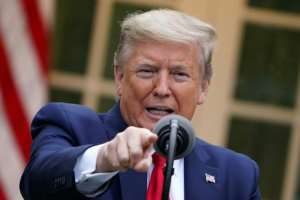 US President Donald Trump accuded the WHO of
