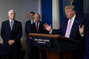 US President Donald Trump warned Americans to expect a