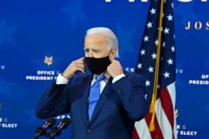 US President-elect Joe Biden says