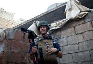 US reporter James Foley, who was killed in Syria in 2014.  By NICOLE TUNG (NICOLE TUNG/AFP/File)