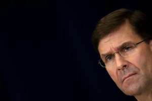 US Secretary of Defense Mark Esper is the first American defence chief to visit Algiers since 2006. By Brendan Smialowski (POOL/AFP/File)