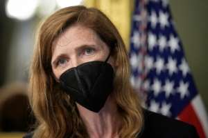 USAID chief Samantha Power says there is no 'military solution' to the Tigray conflict. By Drew Angerer (GETTY IMAGES NORTH AMERICA/AFP/File)