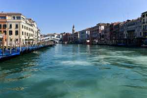 Venice is enjoying crystal clear waters in its canals due to a lack of debris from tourists and near-zero boat traffic under Italy's virus lockdown. By ANDREA PATTARO (AFP)