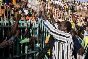 Veteran opposition leader Zephirin Diabre came second to President Roch Marc Christian Kabore in 2015. By OLYMPIA DE MAISMONT (AFP/File)
