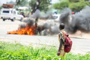 Violent demonstrations erupted across Zimbabwe on January 14. By ZINYANGE AUNTONY (AFP/File)
