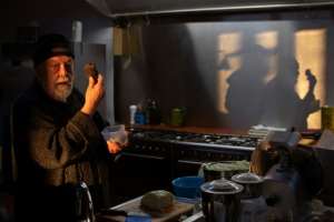 Volker Miros, 81, picked mushrooms with his grandfather as a child in Germany. By RODGER BOSCH (AFP)