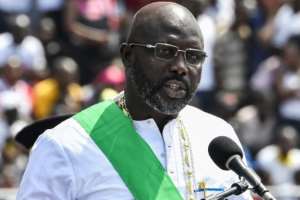 Weah's inauguration in January 2018 marked Liberia's first transition between democratically-elected leaders since 1944. By ISSOUF SANOGO (AFP)