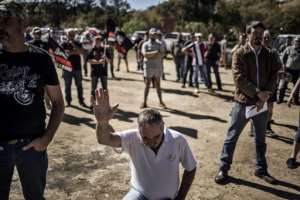 Whites say they are being treated like second class citizens. By MARCO LONGARI (AFP)