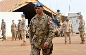 While Canada orginated the concept of peacekeepers in the 1950s, it has not deployed troops on UN peacekeeping missions for more than a decade. By SEYLLOU (AFP)
