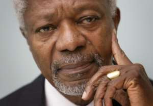 World leaders have expressed their sadness at the death of former United Nations Secretary General and Nobel Peace Prize laureate Kofi Annan.  By Fabrice COFFRINI (AFP/File)