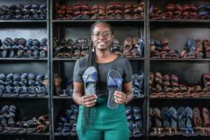 Ysolde Shimwe said young designers like her were keen to change Rwanda's image. By Simon MAINA (AFP)