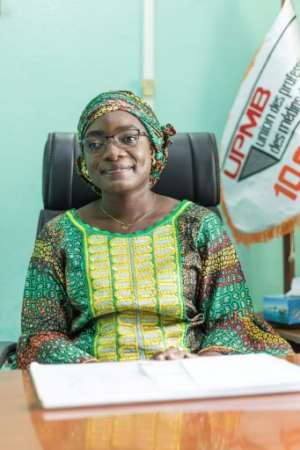 Zakiath Latoundji, president of the Union of Benin Media Professionals, said the union plans to set up a unit to support journalists who are victims of harassment. By Yanick Folly (AFP)
