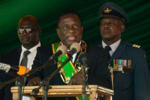 Zimbabwe President Emmerson Mnangagwa took over from his former boss, long-time autocrat Robert Mugabe. By Jekesai NJIKIZANA (AFP/File)