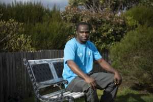Zimbabwean Jonas Muza quit demining in 2015 and settled in the Falklands. By Pablo PORCIUNCULA BRUNE (AFP)