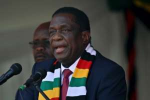 Zimbabwe's President Emmerson Mnangagwa took over from deposed leader Robert Mugabe. By TONY KARUMBA (AFP/File)