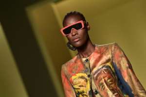 Burundi's fashion stylist Fabiola Manirakiza, founder of the fashion house Frida-Kiza, from the collective