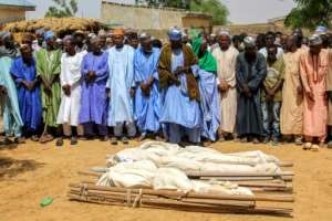 A raid in Boko Haram killed at least two people in Dalori camp near Maiduguri. By Audu MARTE (AFP)