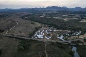 A camp at Chagni hosts people who have fled violence in the Metekel area. By EDUARDO SOTERAS (AFP)