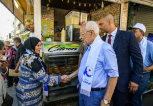 A divisive figure, Ghannouchi has never run for office, standing for the first time in the October 6 legislative elections. By FETHI BELAID (AFP)