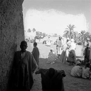 A picture from 1946 of the Sahara desert oasis town of El Oued, 640 km southeast of Algiers near the Tunisian border, and known as the