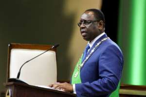 A third term? President Macky Sall after being re-elected in 2019. By Seyllou (AFP)