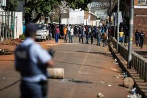 A wave of xenophobic violence swept parts of South Africa this week. By GUILLEM SARTORIO (AFP)