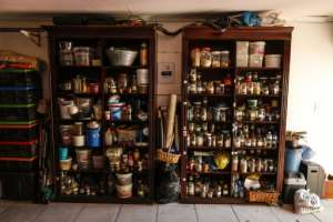 A wide range of herbs and other ingredients are used to make sangomas' traditional remedies. By Guillem Sartorio (AFP)