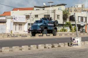 A witness said that three people were killed when soldiers opened fire to disperse the crowd protesting the elections that took place without an opposition candidate. By Yanick Folly (AFP)