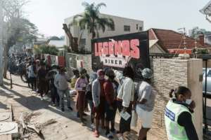 Access to basic necessities like food has become a pressing issue in the areas affected by looting. By RAJESH JANTILAL (AFP)