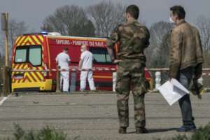 Across Europe, governments continued to rigorously enforce lockdown measures. By SEBASTIEN BOZON (AFP)
