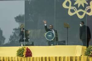 Abiy Ahmed was sworn in for a new term on October 4. By EDUARDO SOTERAS (AFP/File)