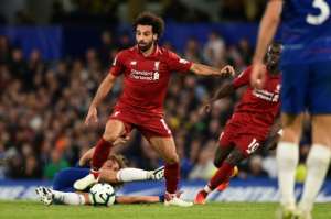 After notching 44 goals for his club in all competitions last season, Liverpool's Mohamed Salah has managed only three this season. By Glyn KIRK (AFP/File)