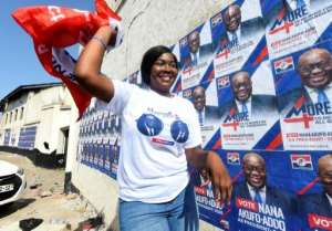 Akufo-Addo has been given high marks for his handling of the pandemic and his record on free education and improving access to electricity. By PIUS UTOMI EKPEI (AFP)