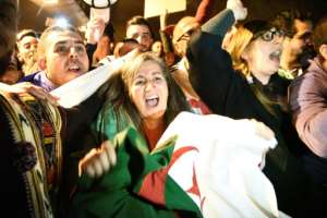 Algerians of all ages and backgrounds took part in the seven weeks of mbad demonstrations that rocked the North African nation. By RYAD KRAMDI (AFP / File)