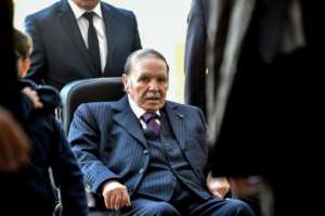 Algerian President in trouble, Abdelaziz Bouteflika, has faced mbadive protests since he decided to run for a fifth term. By RYAD KRAMDI (AFP)