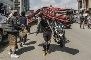 Although Ethiopia's inflation woes predate the conflict, they have been exacerbated by it, with fighting disrupting supply chains. By Amanuel Sileshi (AFP)