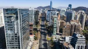An empty road in Chile's capital Santiago, which has entered lockdown after a surge in new cases. By MARTIN BERNETTI (AFP)