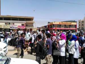 Anti-government protests like this one on March 18, 2019 shook Sudan for more than three months. By - (AFP)