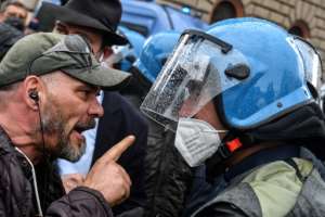 Anti-vax protests are rocking a number of countries in Europe. By Alberto PIZZOLI (AFP/File)