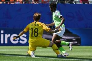 Asisat Oshoala scored as Nigeria beat South Korea for their only victory at the2019 Women's World Cup in France. By Jean-Pierre Clatot (AFP)