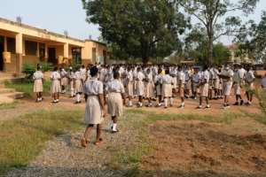 Assembly time: School closures have a deep impact on education and relationships for young people. By Nipah Dennis (AFP)