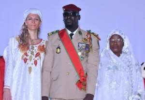 Army strongman Colonel Mamady Doumbouya seized power last month. By Cellou BINANI (AFP/File)